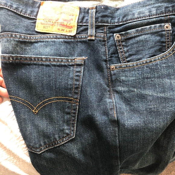 Mens Levi Boot cut jeans - Picture 5 of 6